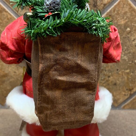 Vtg 1999 Clothtique Possible Dreams "2000" Musical New Year Santa with Tags Y2K - Picture 14 of 16